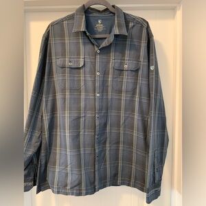 Kuhl Born in the Mountains Men’s Long Sleeve Button Up Shirt Size XL